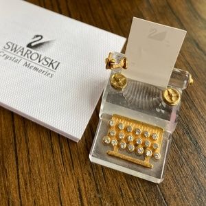 Swarovski Crystal Typewriter
